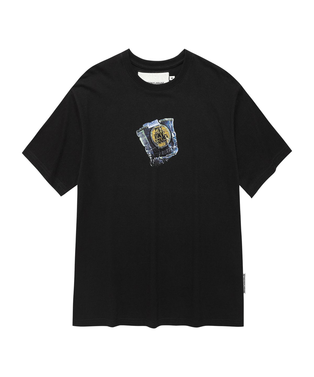 더바이닐하우스(THEVINYLHOUSE) PAPER CIGARETTE TEE BLACK