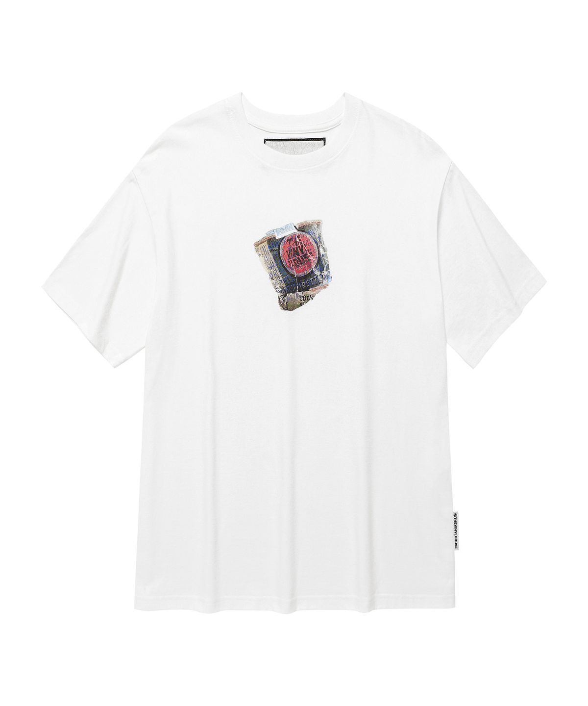 더바이닐하우스(THEVINYLHOUSE) PAPER CIGARETTE TEE WHITE