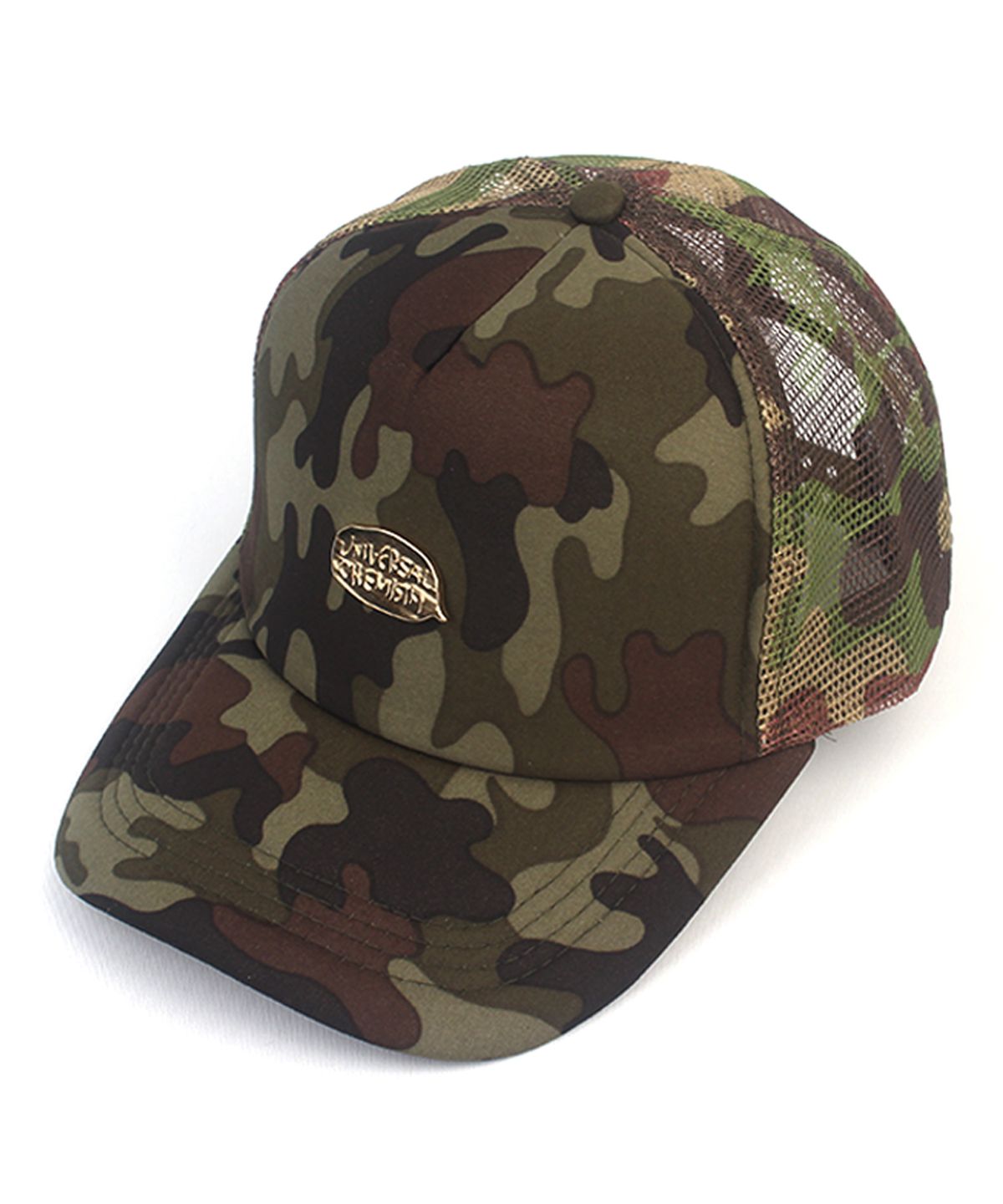 유니버셜 케미스트리(UNIVERSAL CHEMISTRY) Camo Trucker Meshcap 메쉬캡
