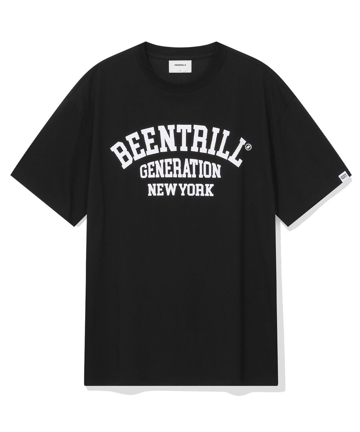 빈트릴(BEENTRILL) BNY 아치로고 티셔츠(블랙)