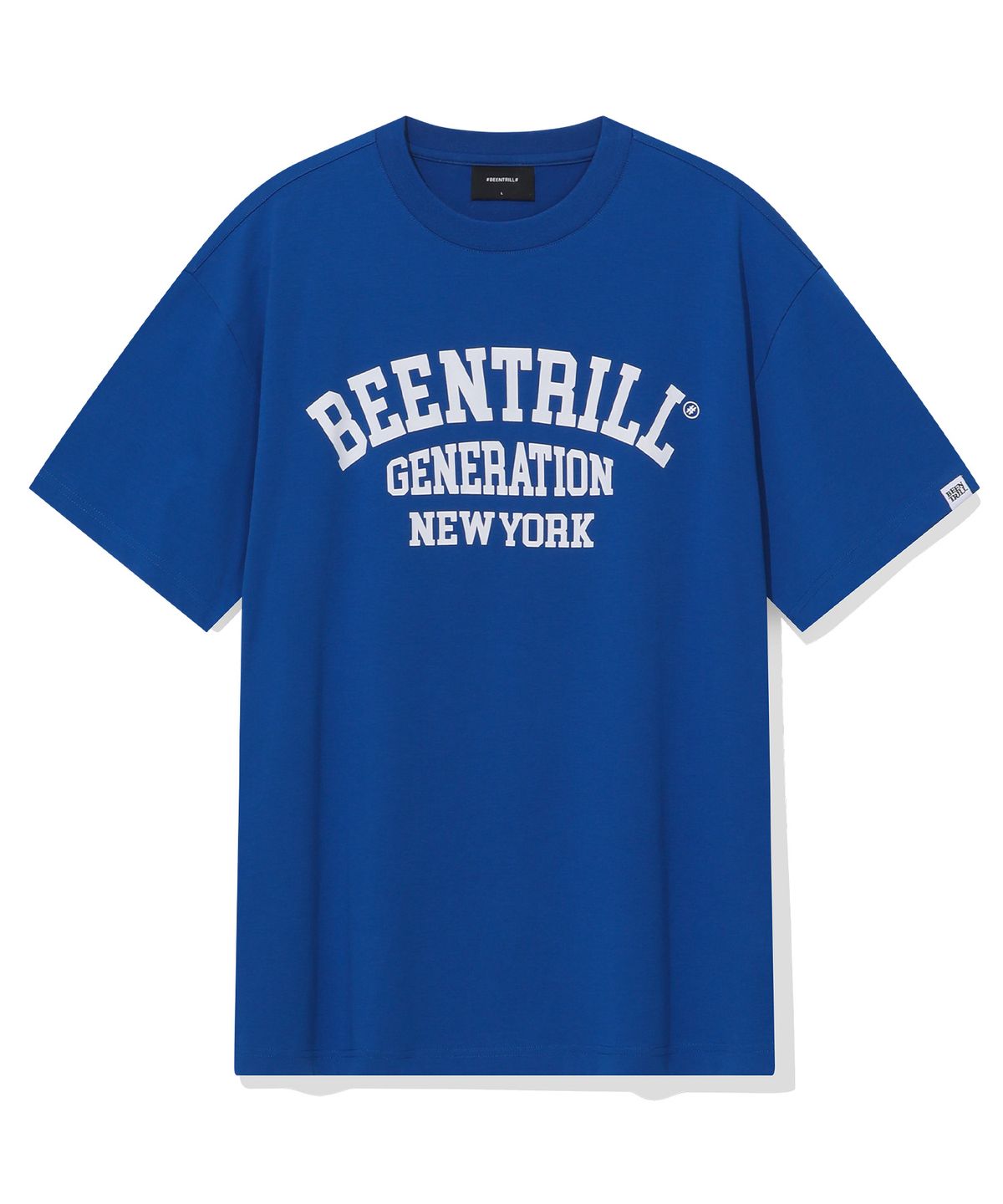 빈트릴(BEENTRILL) BNY 아치로고 티셔츠(블루)