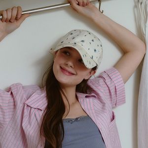 Vintage flower ball cap_3color