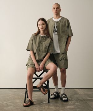 크루 컴피 하프 SET (L KHAKI)