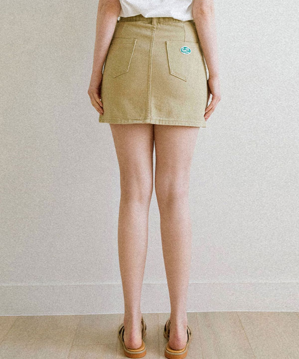 슬로우롤리(SLOWLOLLI) Cotton mini skirt_4 Colors