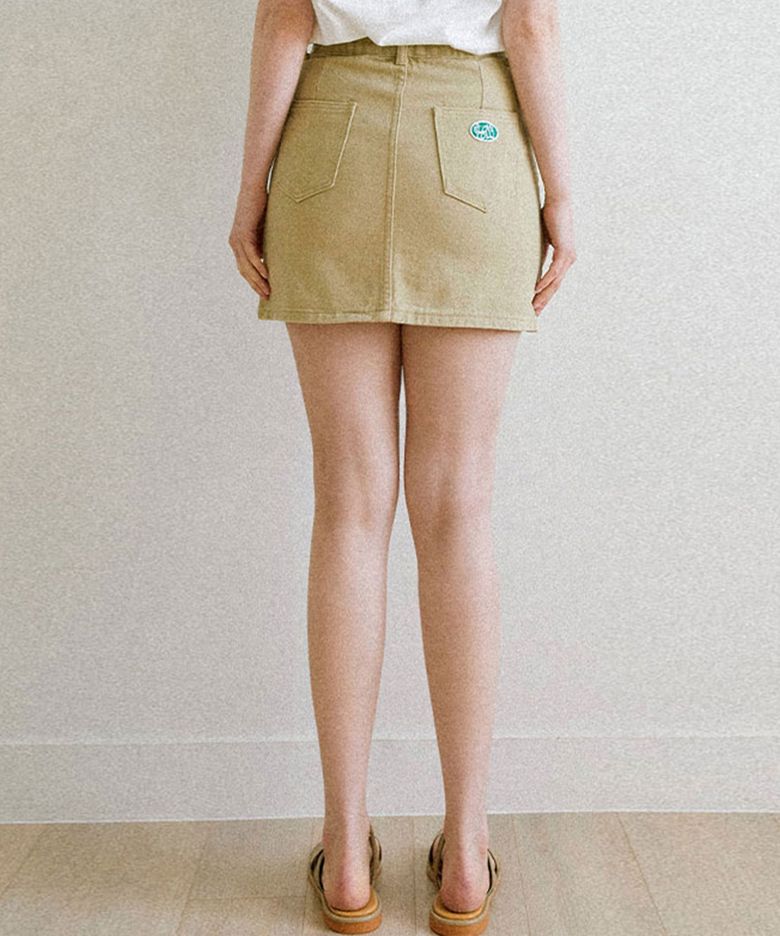 Cotton mini skirt_4 Colors