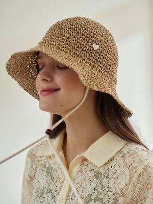 Via strap bucket hat_4color