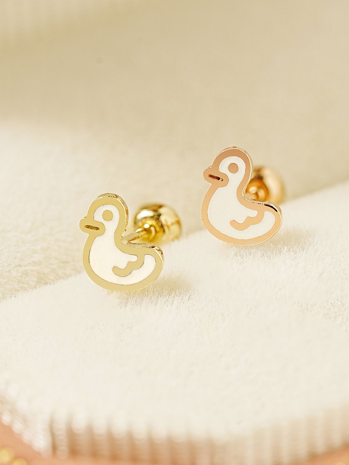 미니멀피어싱(MINIMALPIERCING) 14K 베이비 덕 피어싱 귀걸이