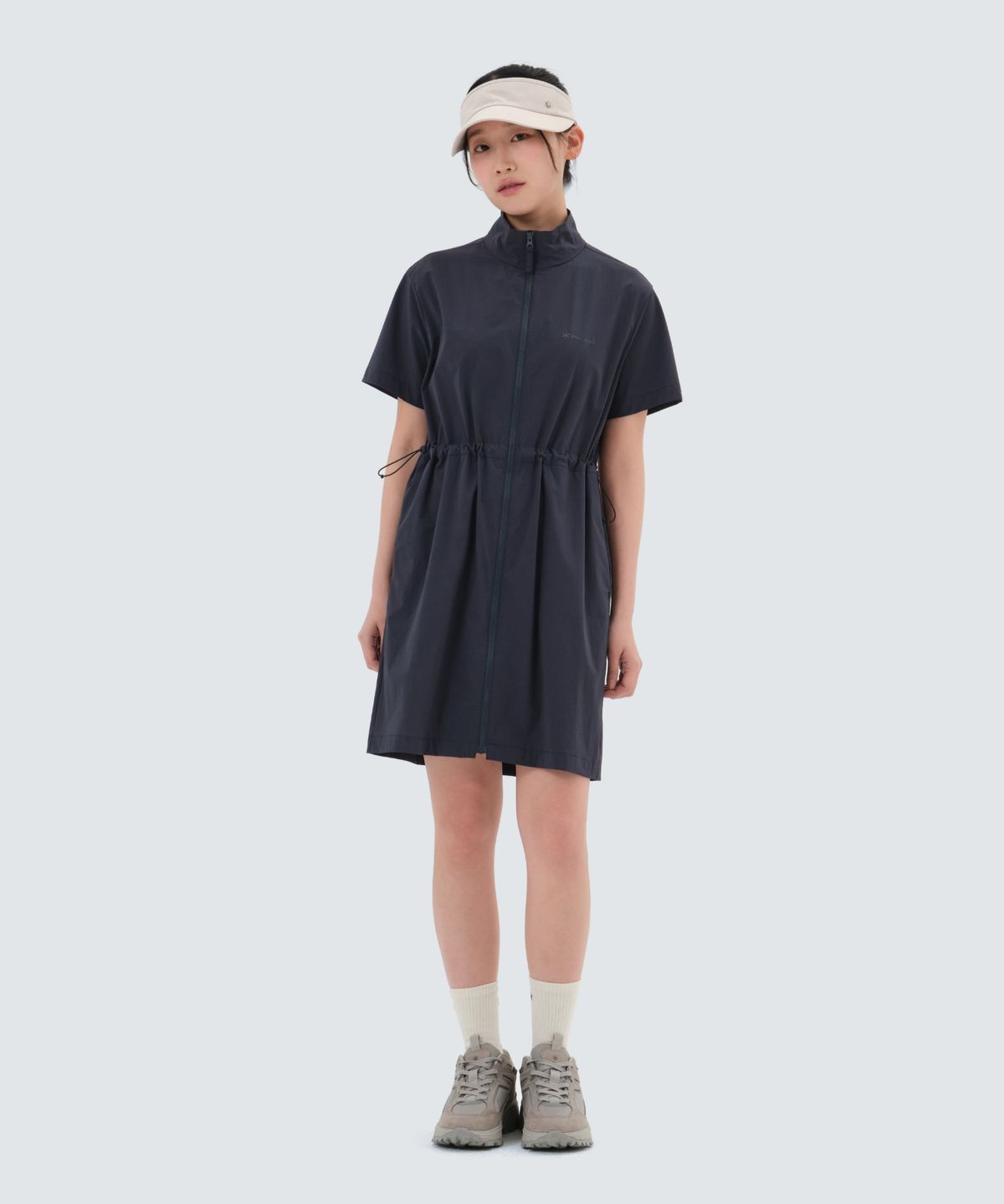 스노우피크 어패럴(SNOWPEAK APPAREL) 에어닷 미디 원피스 (S25MWTOP35) Navy