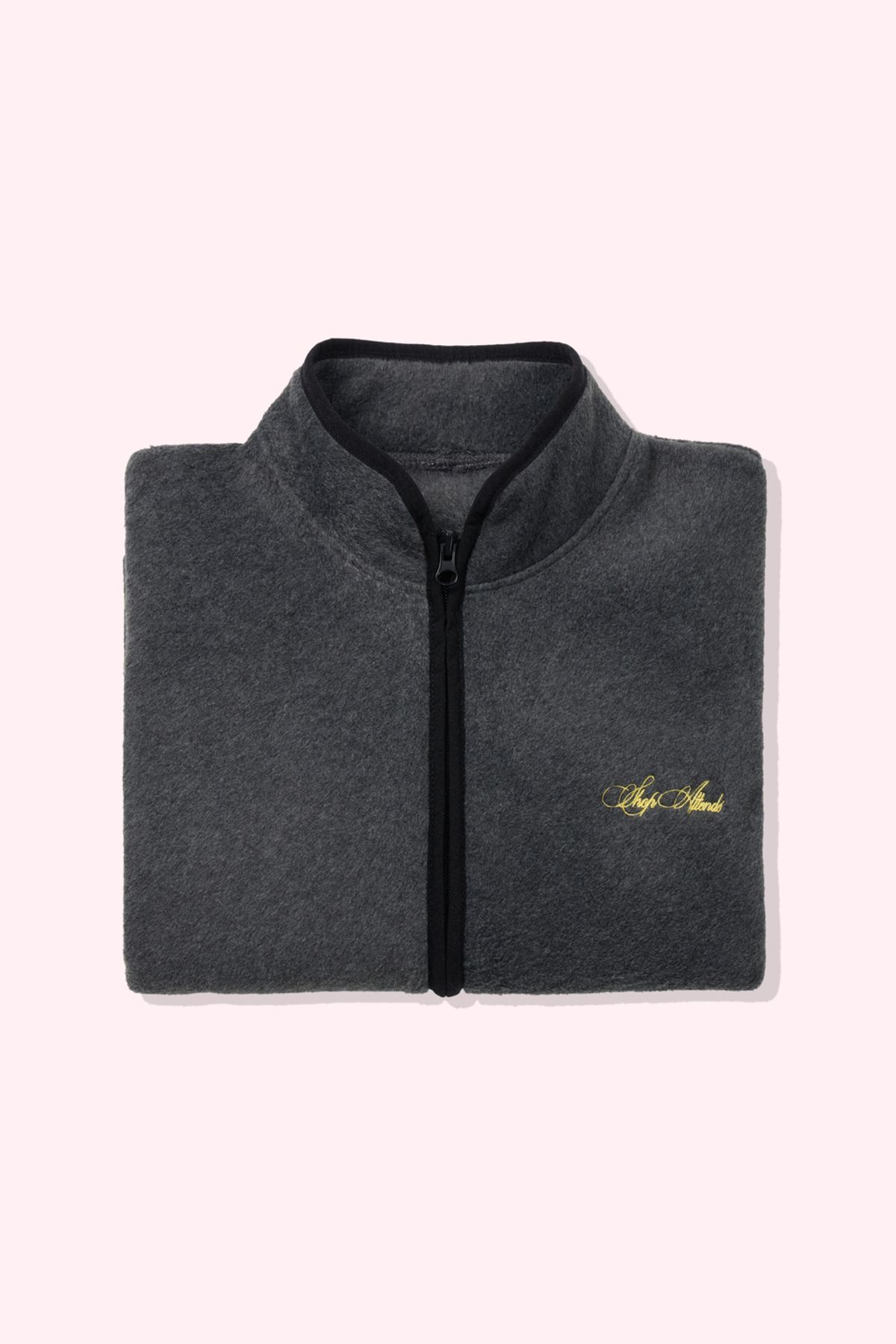 어텐즈(ATTENDS) Every day cozy fleece jacket (Slate gray)