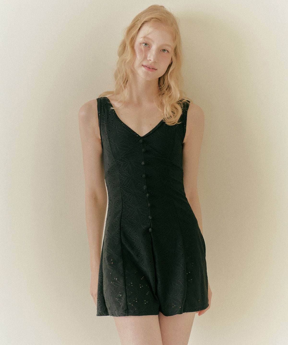 니나코스타(NINACOSTA) NEREID LACE SWIMSUIT_Black