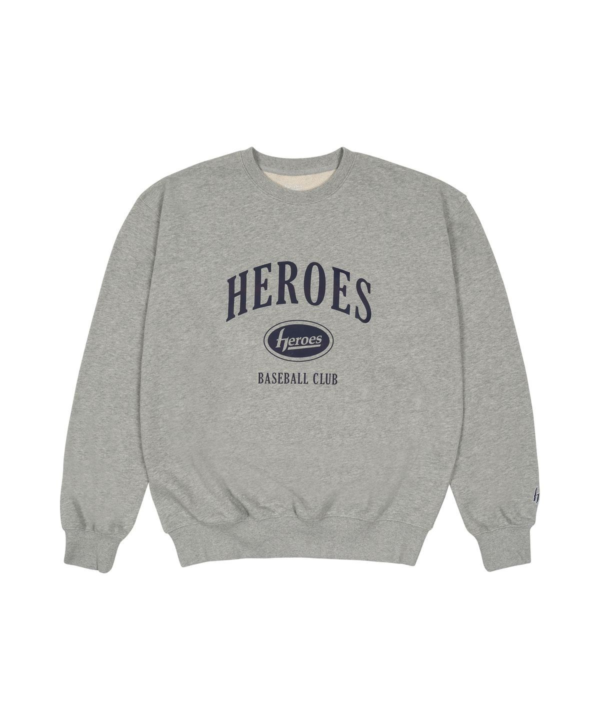 키움히어로즈(KIWOOM HEROES) Heroes Baseball Club 맨투맨 (그레이)
