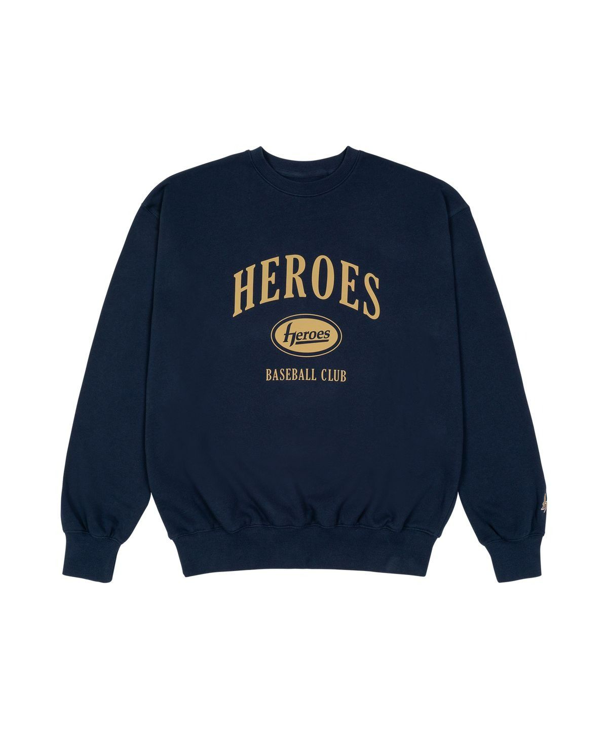 키움히어로즈(KIWOOM HEROES) Heroes Baseball Club 맨투맨 (네이비)