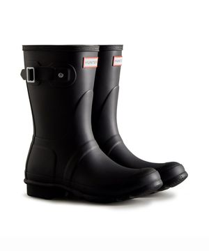 [WOMEN] 오리지날 숏 레인부츠 - 블랙