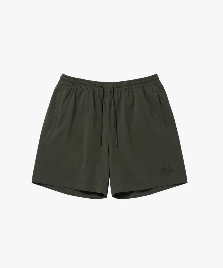SCRIPT CHINO SHORTS-KHAKI