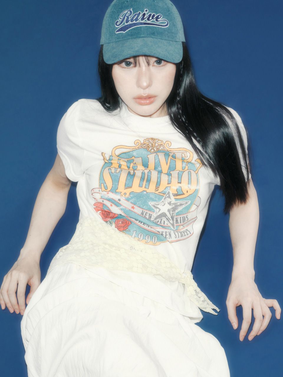 ★RAIVE★ Crown Raive Graphic Tshirt VW5ME601_3color MUSINSA公式 | RAIVE Crown Raive Graphic T-shirt VW5ME601_3color