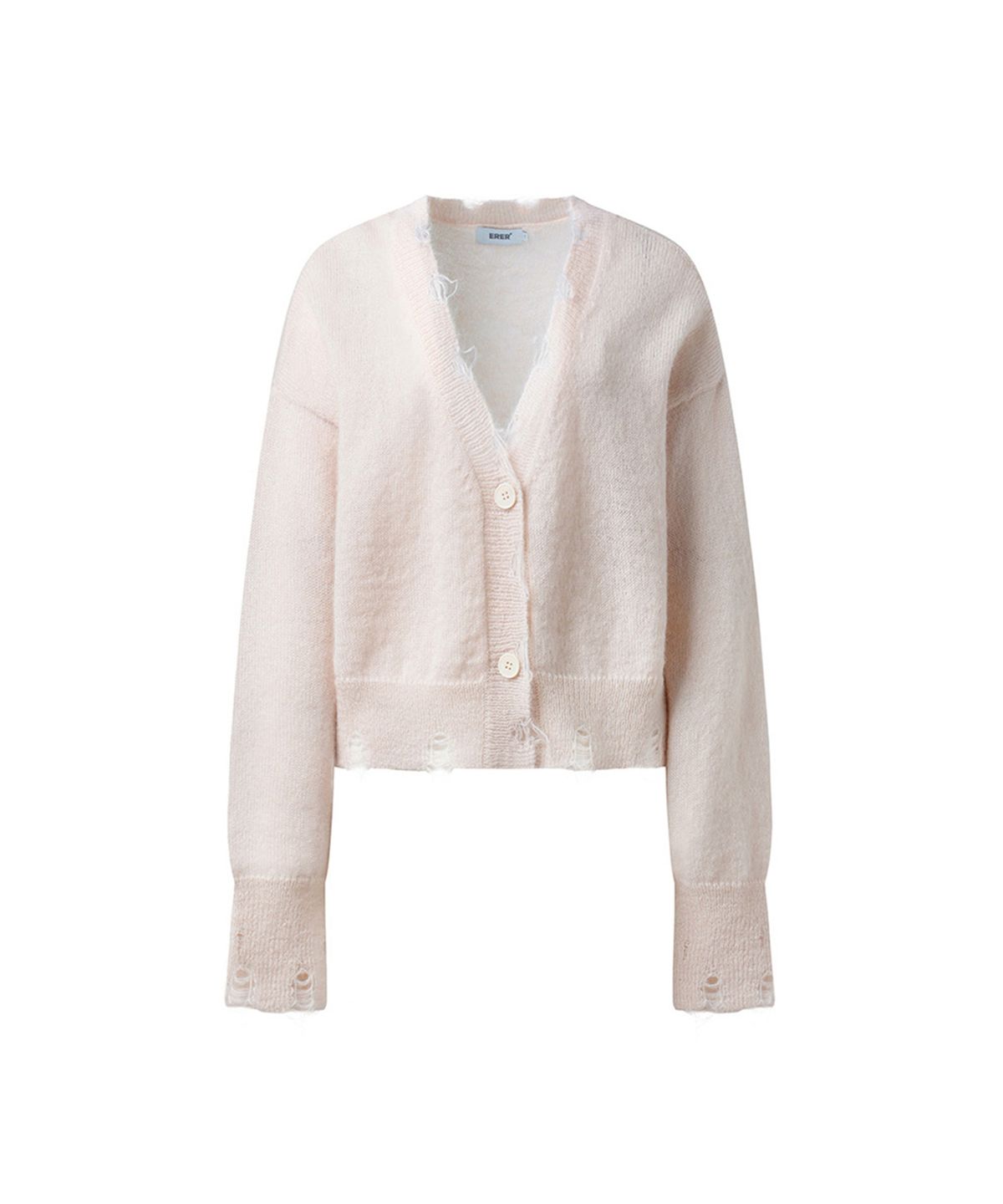 에르에르(ERER) Grinder Cropped cardigan Lilac