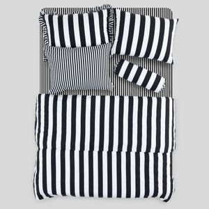 알러지케어 볼드 스트라이프 이불 베개 커버 세트(SS/Q)-Piano