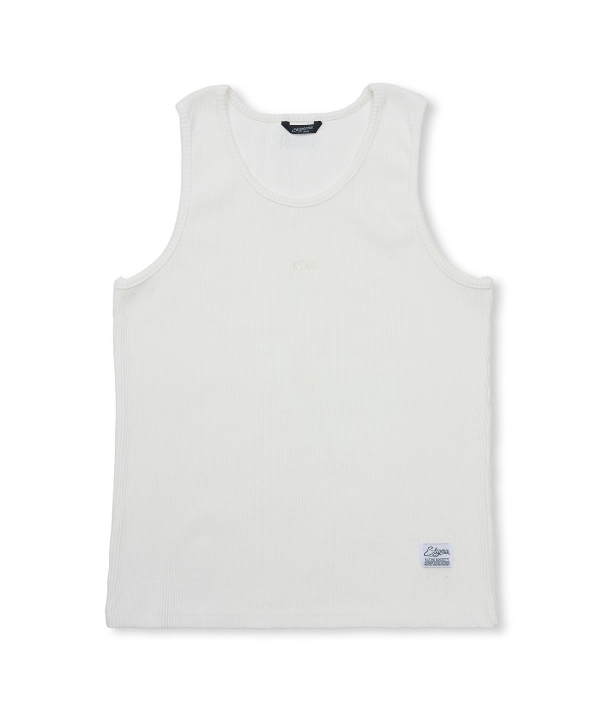 스티그마(STIGMA) Muscle Fit STGM Logo Sleeveless White