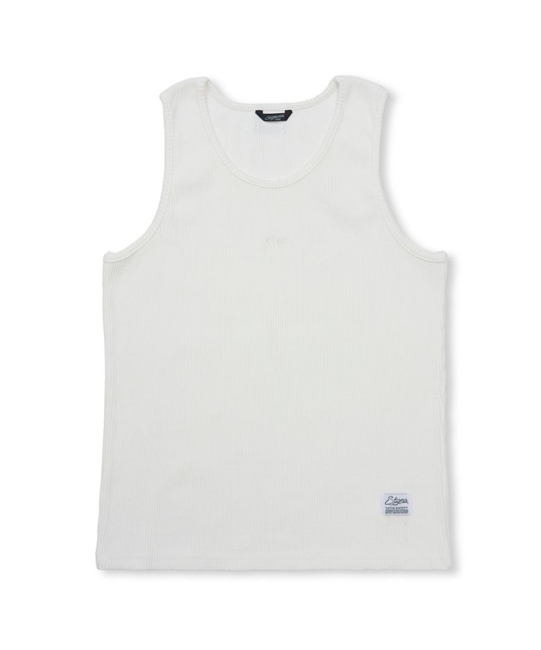 Muscle Fit STGM Logo Sleeveless White