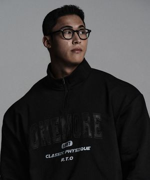 원모어 헤비 스웻 하프 집업