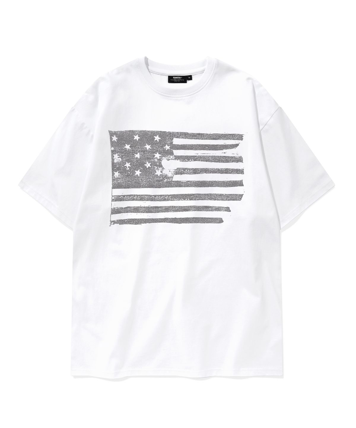 카네이테이(KANEITEI) THE STARS AND STRIPE SHORT SLEEVES (WHITE)