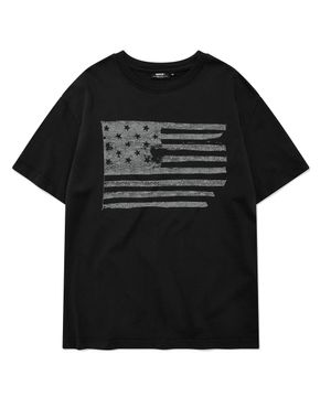 THE STARS AND STRIPE SHORT SLEEVES (BLACK)