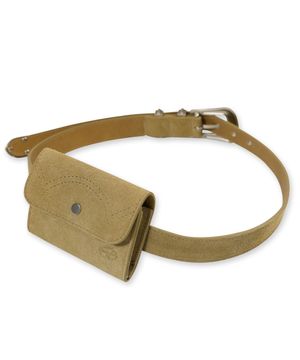 스웨이드 웨스턴 벨트백