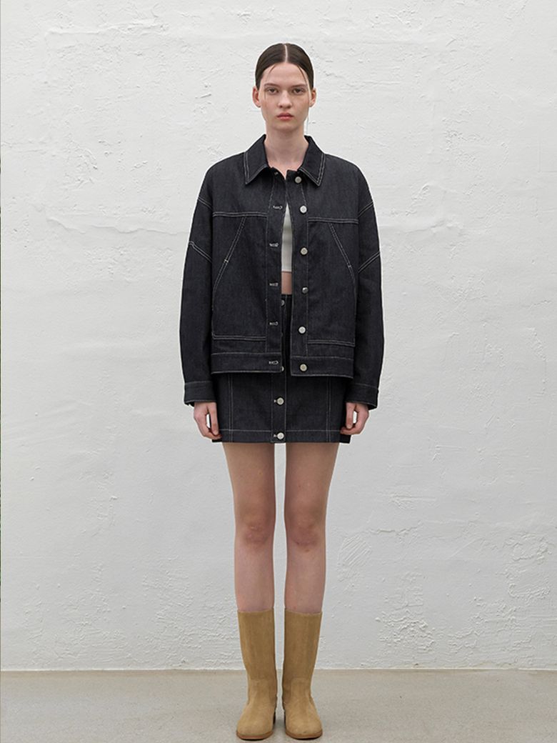 WILLOW SELVEDGE SET-UP DENIM JACKET(JK-2932)