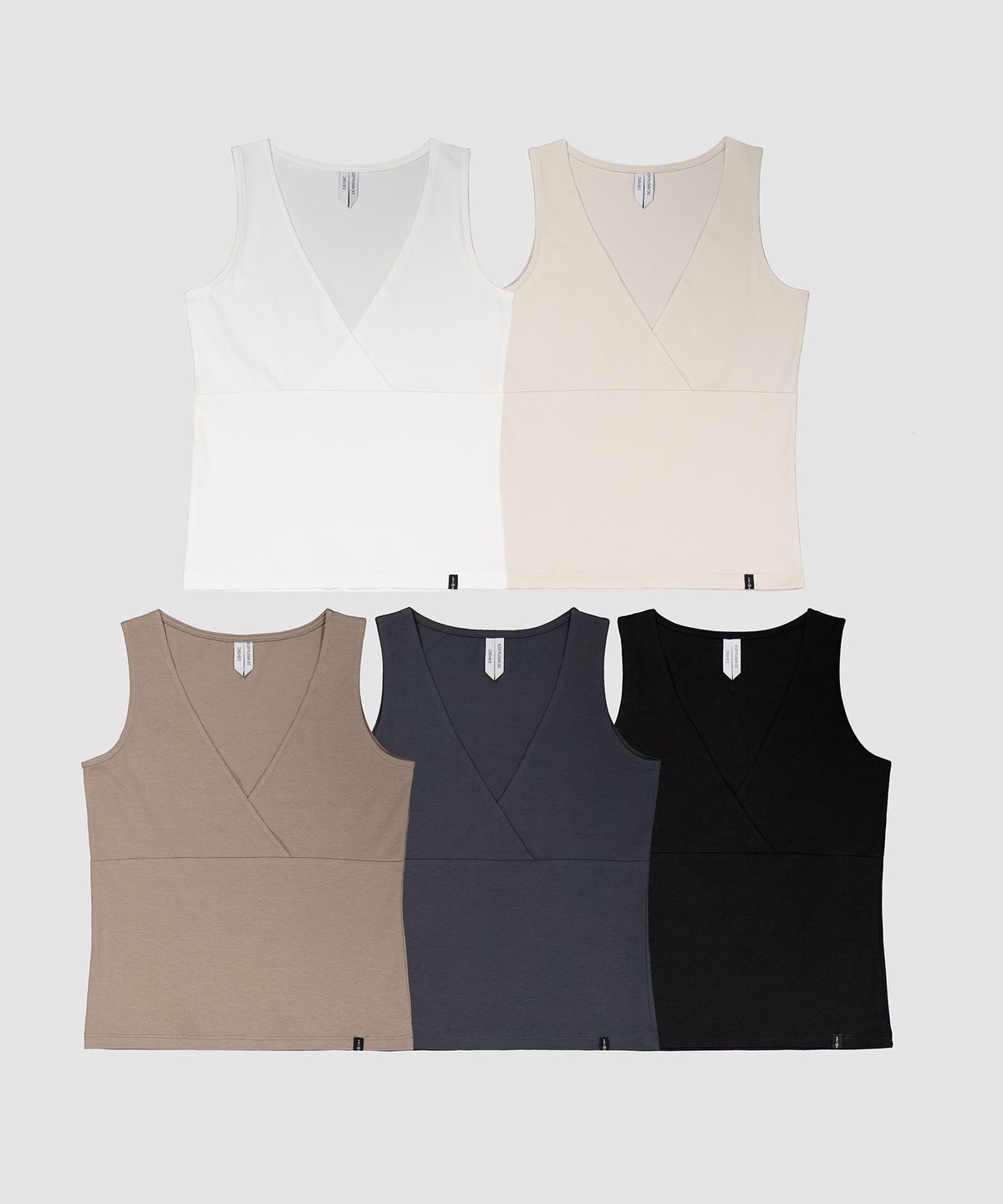 디어스토커(DEARSTALKER) D. BASIC BABY V-NECK TANK - 5 COLOR