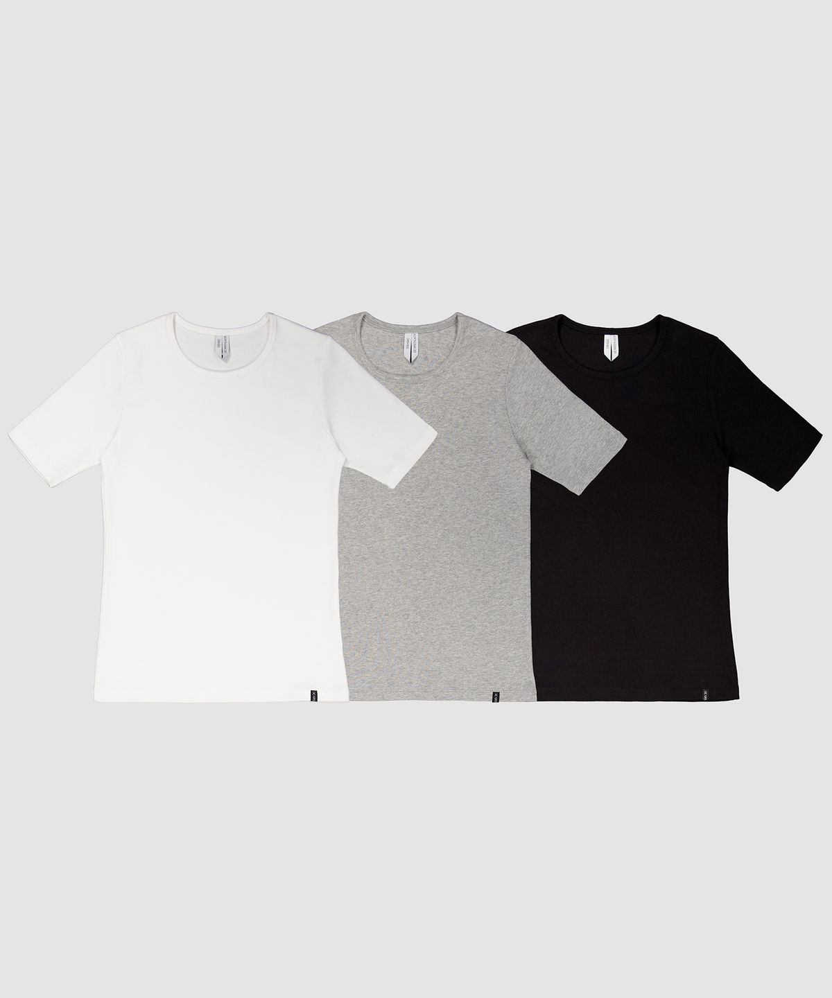 디어스토커(DEARSTALKER) D. BASIC COTTON REGULAR ROUND-NECK TEE - 3 COLOR