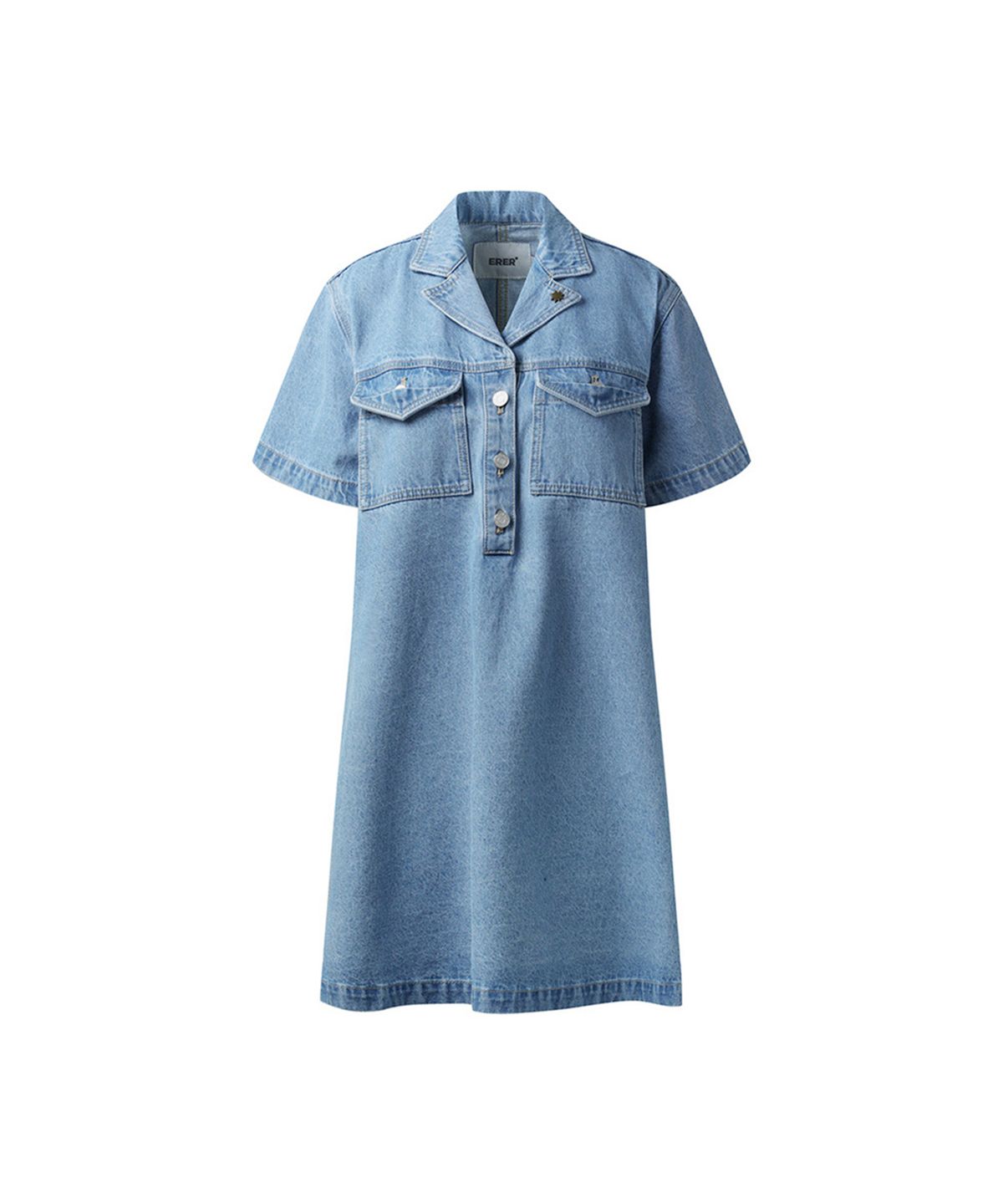 에르에르(ERER) Denim dress Sky blue