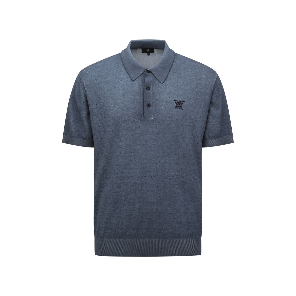 어뉴골프(ANEW GOLF) JACQUARD KNIT POLO SHIRTS_BL