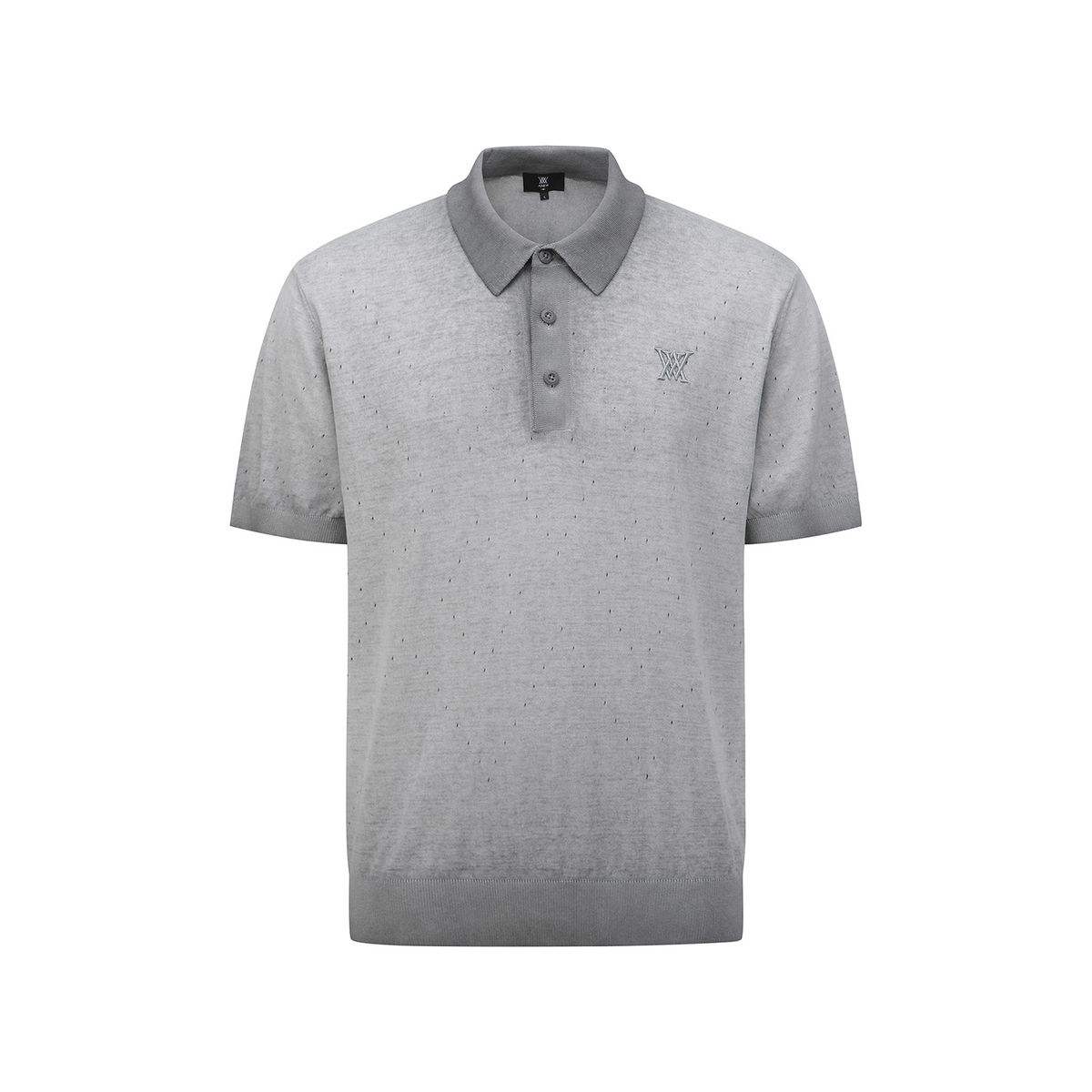어뉴골프(ANEW GOLF) JACQUARD KNIT POLO SHIRTS_GR
