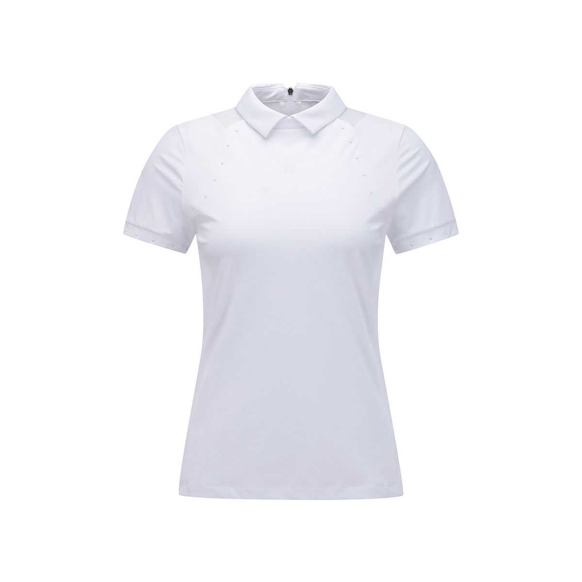 어뉴골프(ANEW GOLF) WOMEN SM HYBRID SHORT T-SHIRT_WH