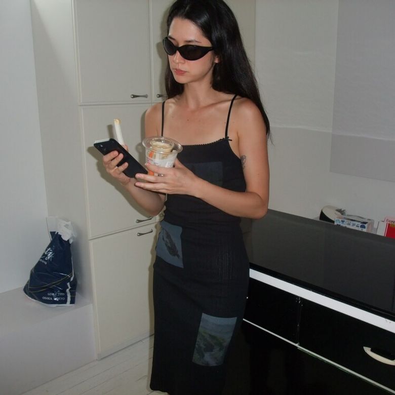 Attends Island sleeveless dress (Black)