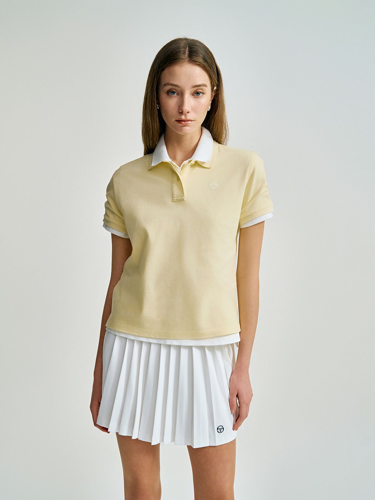 세르지오 타키니(SERGIO TACCHINI) W 클래식 여성 폴로 (Yellow)