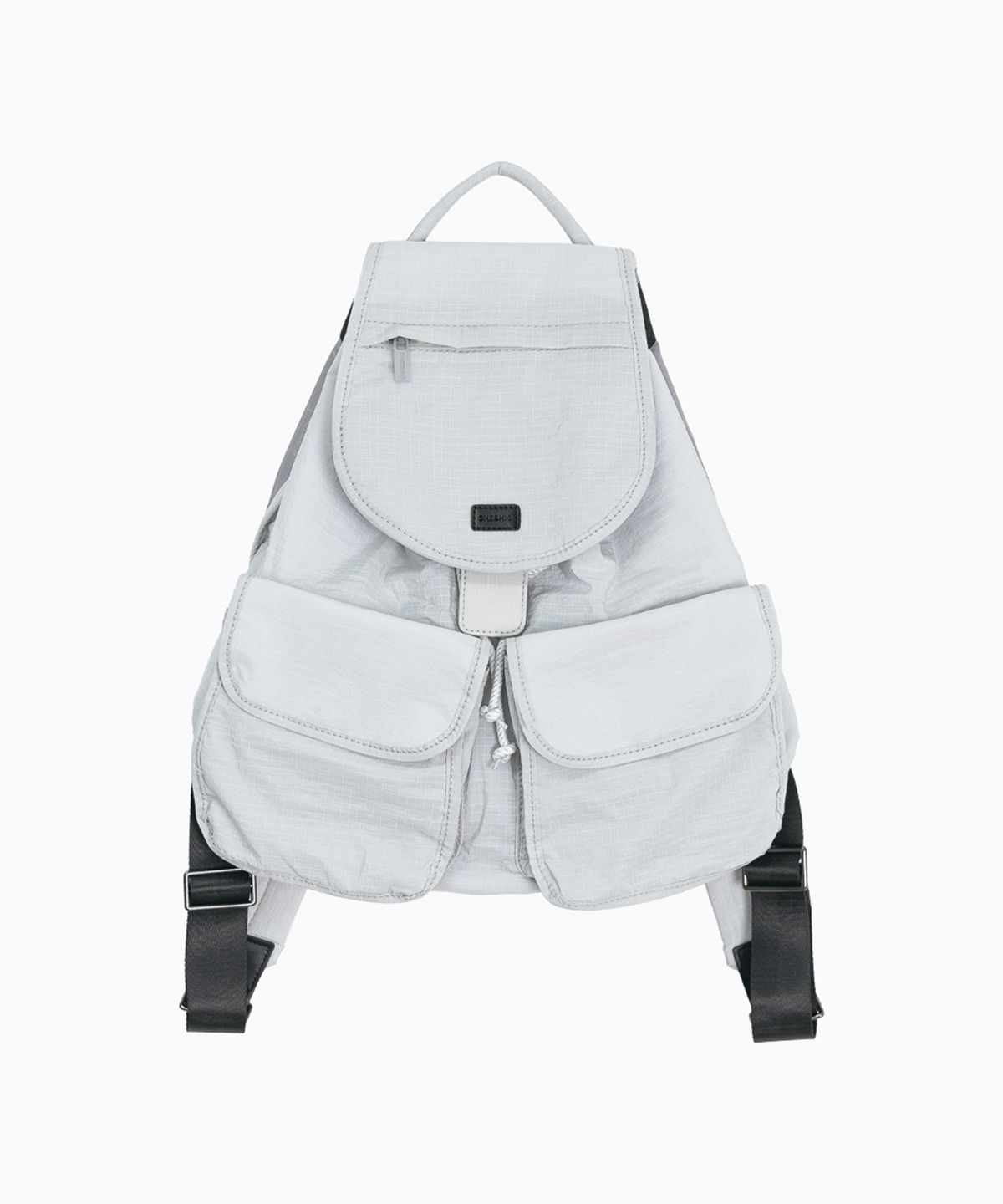 오헤시오(OHESHIO) TWO POCKET BACKPACK, LIGHT GRAY