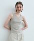 W U NECK SLEEVELESS light beige