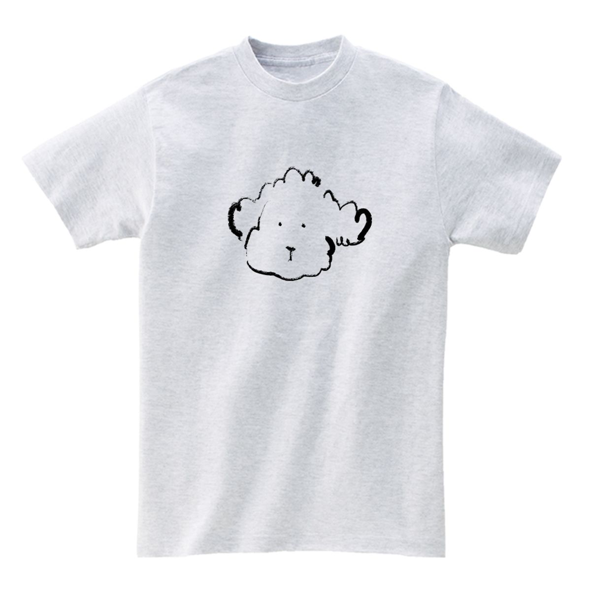 어썸어스(AWESOMEUS) Picture of a dog T-SHIRTS_4COLOR