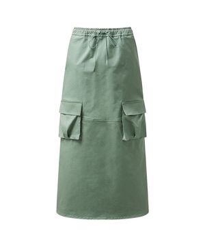 Cargo long skirt Khaki