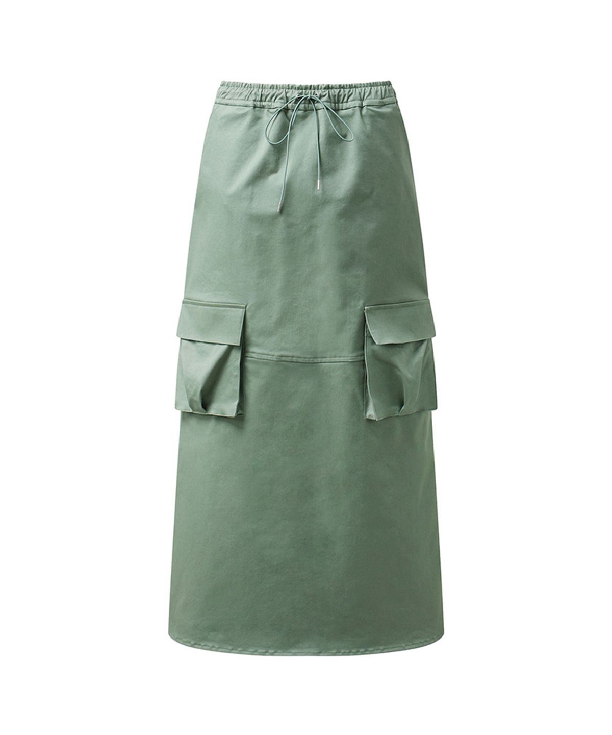 에르에르(ERER) Cargo long skirt Khaki