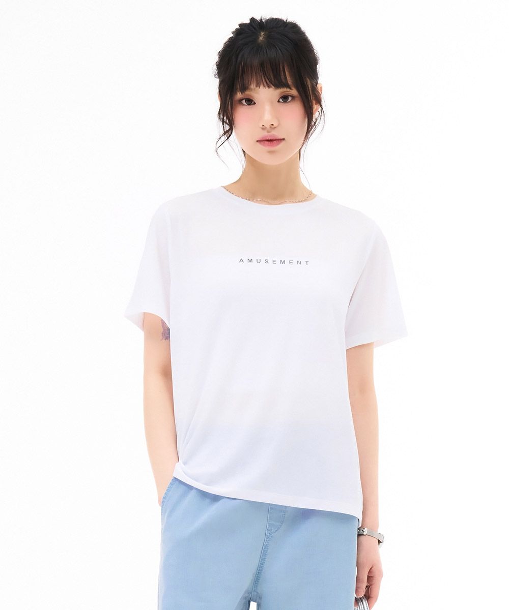 MUSINSA公式 | CHASECULT 女性エッセンシャルアイスTシャツ - ホワイト