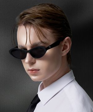 CY-129 아세테이트 Sunglass Black