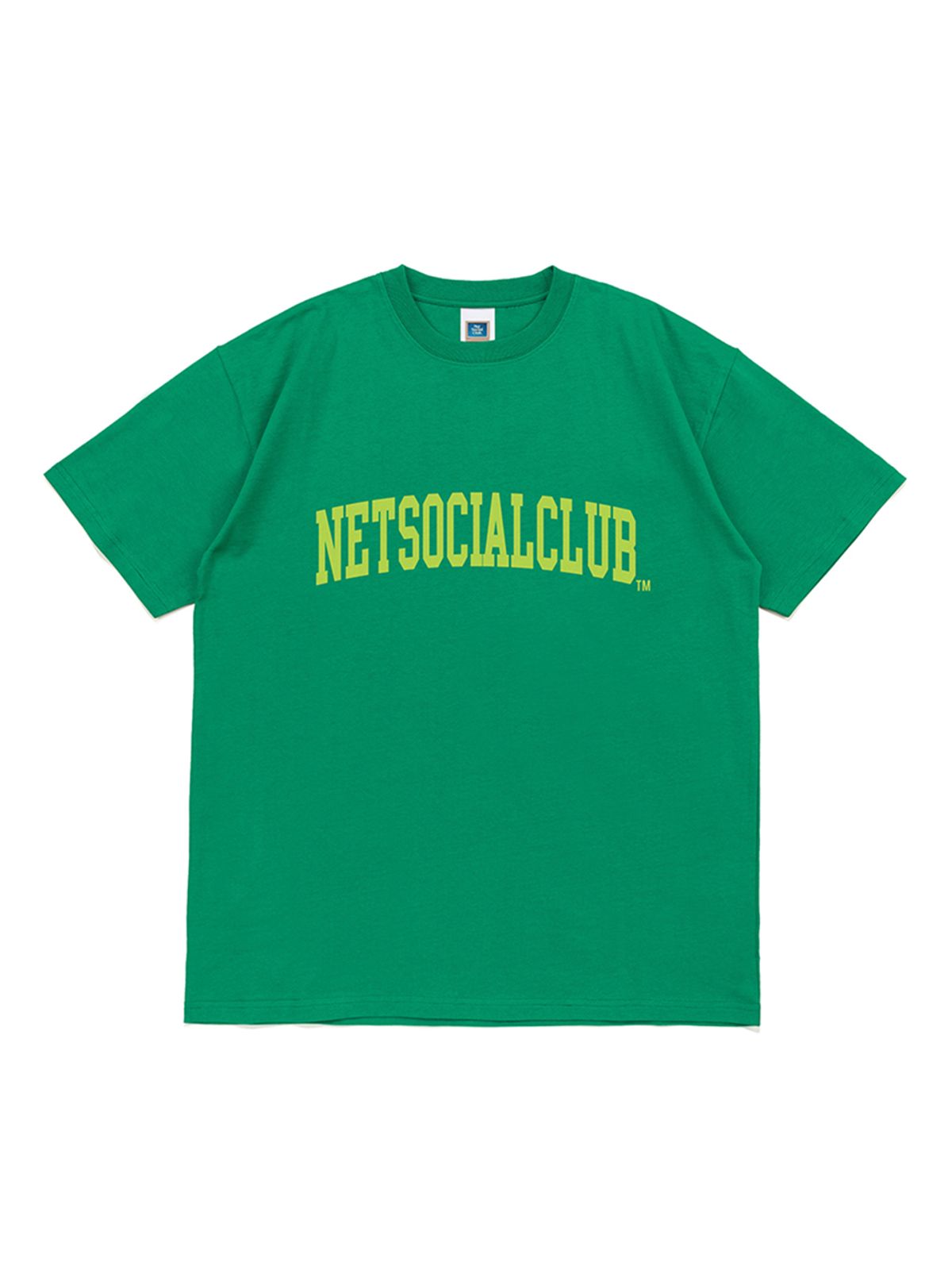 넷소셜클럽(NET SOCIAL CLUB) 아치 로고 반팔티 (그린)