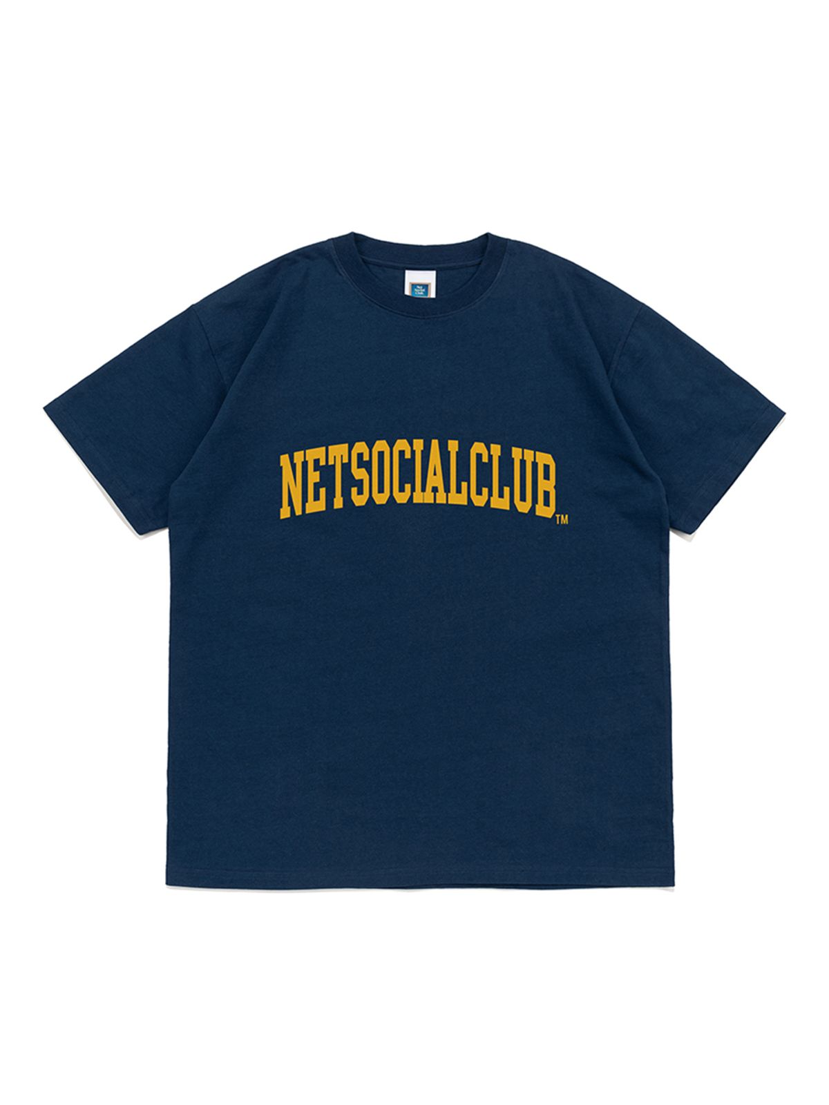 넷소셜클럽(NET SOCIAL CLUB) 아치 로고 반팔티 (다크블루)