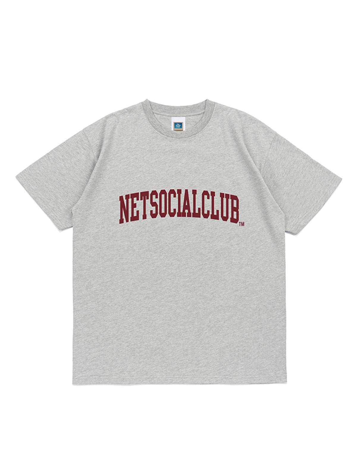 넷소셜클럽(NET SOCIAL CLUB) 아치 로고 반팔티 (멜란지)