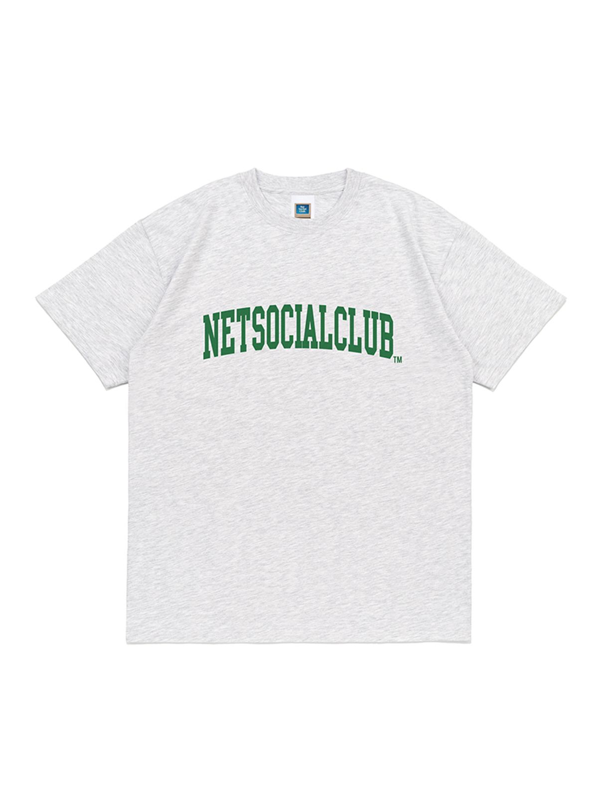넷소셜클럽(NET SOCIAL CLUB) 아치 로고 반팔티 (라이트멜란지)