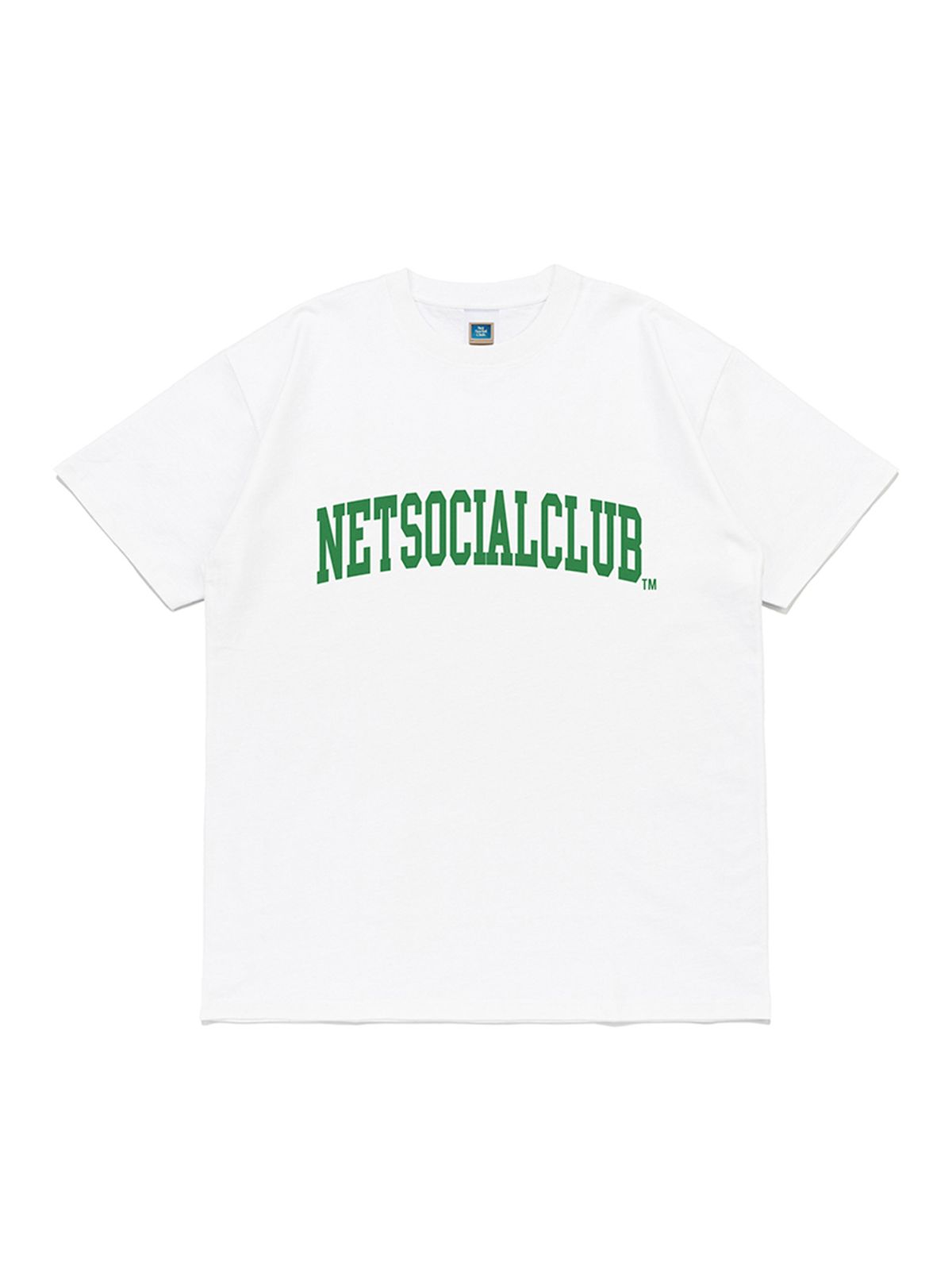 넷소셜클럽(NET SOCIAL CLUB) 아치 로고 반팔티 (화이트)