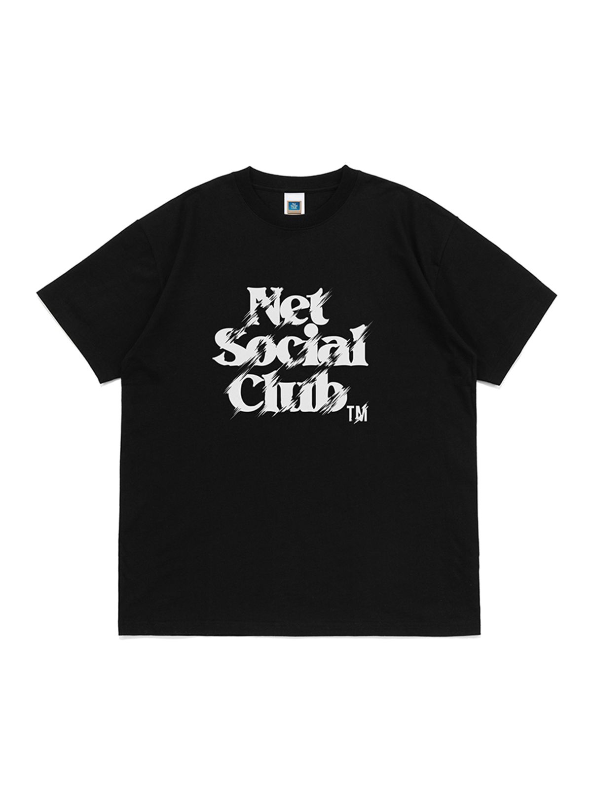 넷소셜클럽(NET SOCIAL CLUB) OG 스크레치 로고 반팔티 (블랙)