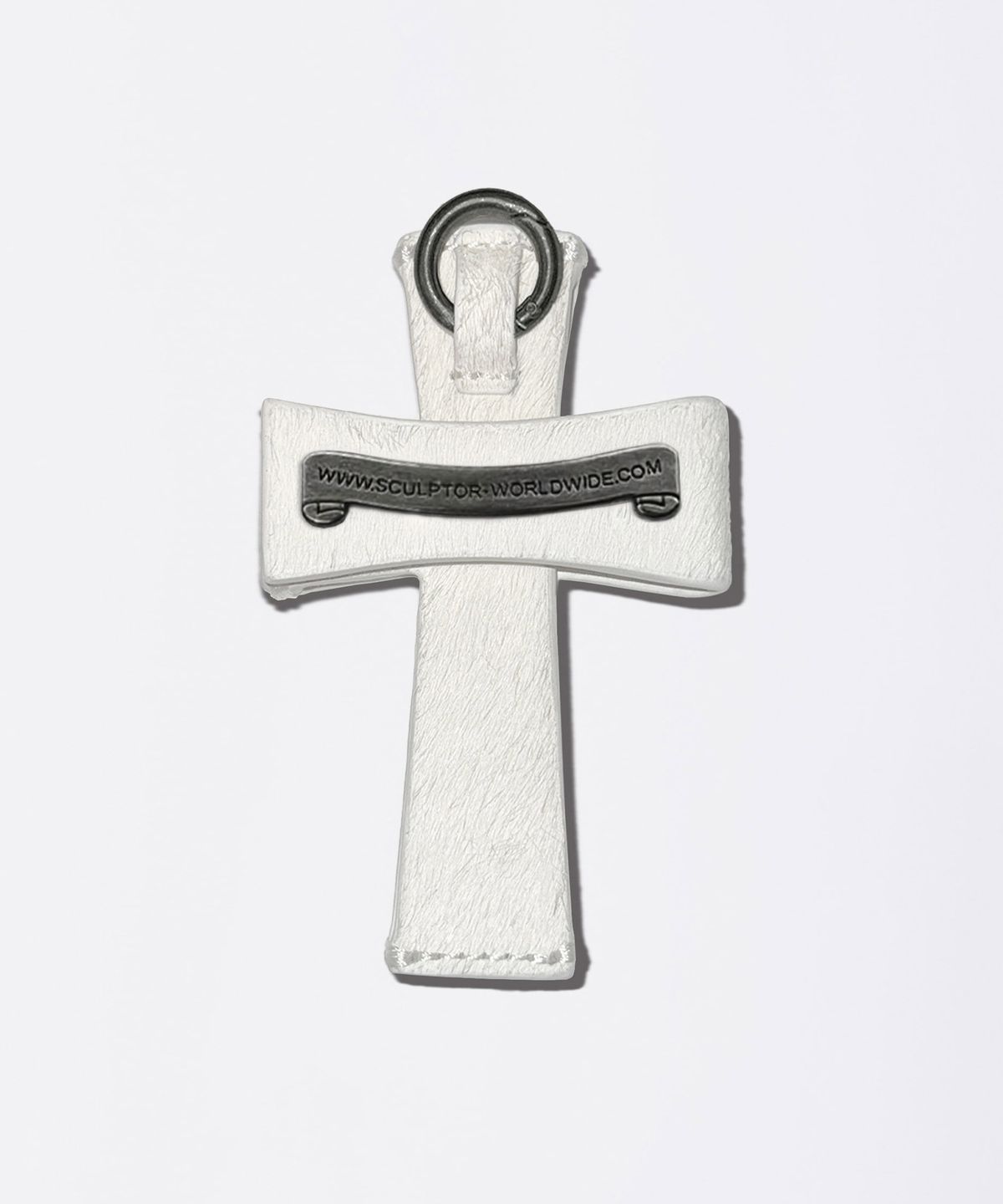 스컬프터(SCULPTOR) Cross Hair On Strap Wallet White
